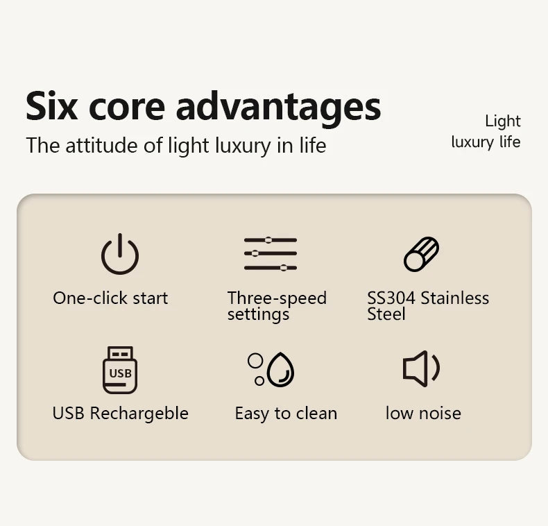 Wireless Electric Milk Frother Type-C Handheld Blender Stainless Steel Mini Coffee Maker Whisk Mixer for Coffee Cappuccino Cream