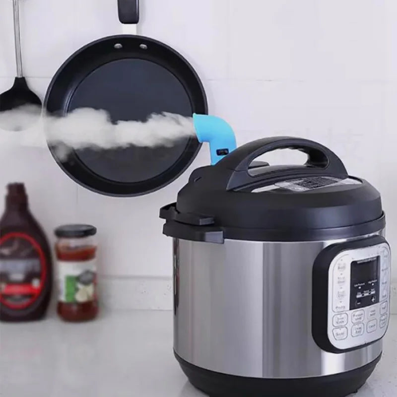 1pc Pressure Cooker Silicone Exhaust Pipe Pressure Cooker Silicone Steam Release Valve Pressure Cooker Exhaust Valve Diverter