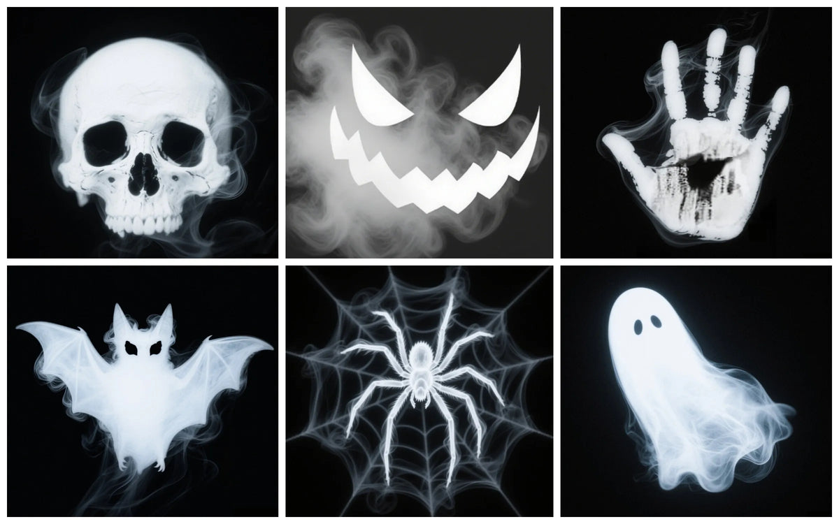 🎃💀 Proyector LED USB de Halloween – 12 Diseños de Terror para Paredes, Techos y Ventanas 👻🔦