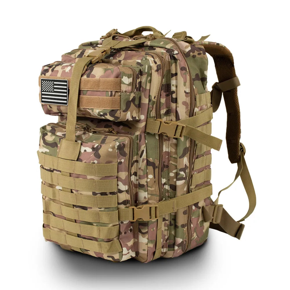 🎒 Mochila Táctica de Viaje y Senderismo 50L/32L 🏕️🌍