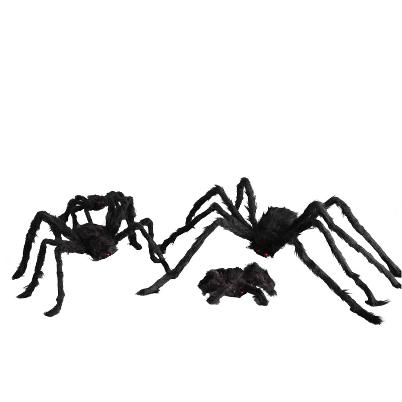 🎃🕷️ Araña Gigante de Halloween – Decoración Terrorífica para Interior y Exterior 👻🕸️