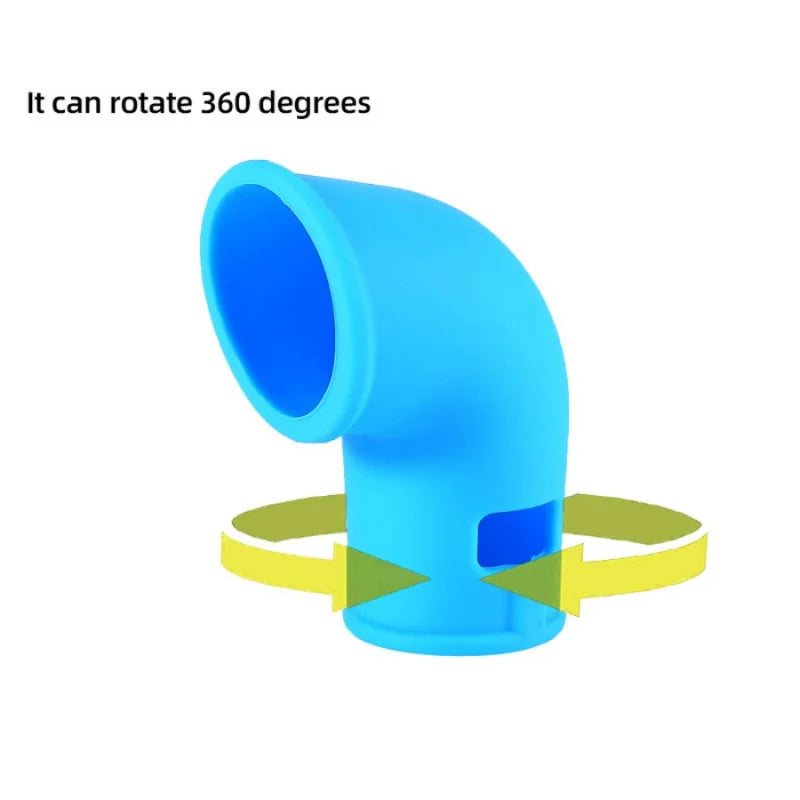 1pc Pressure Cooker Silicone Exhaust Pipe Pressure Cooker Silicone Steam Release Valve Pressure Cooker Exhaust Valve Diverter