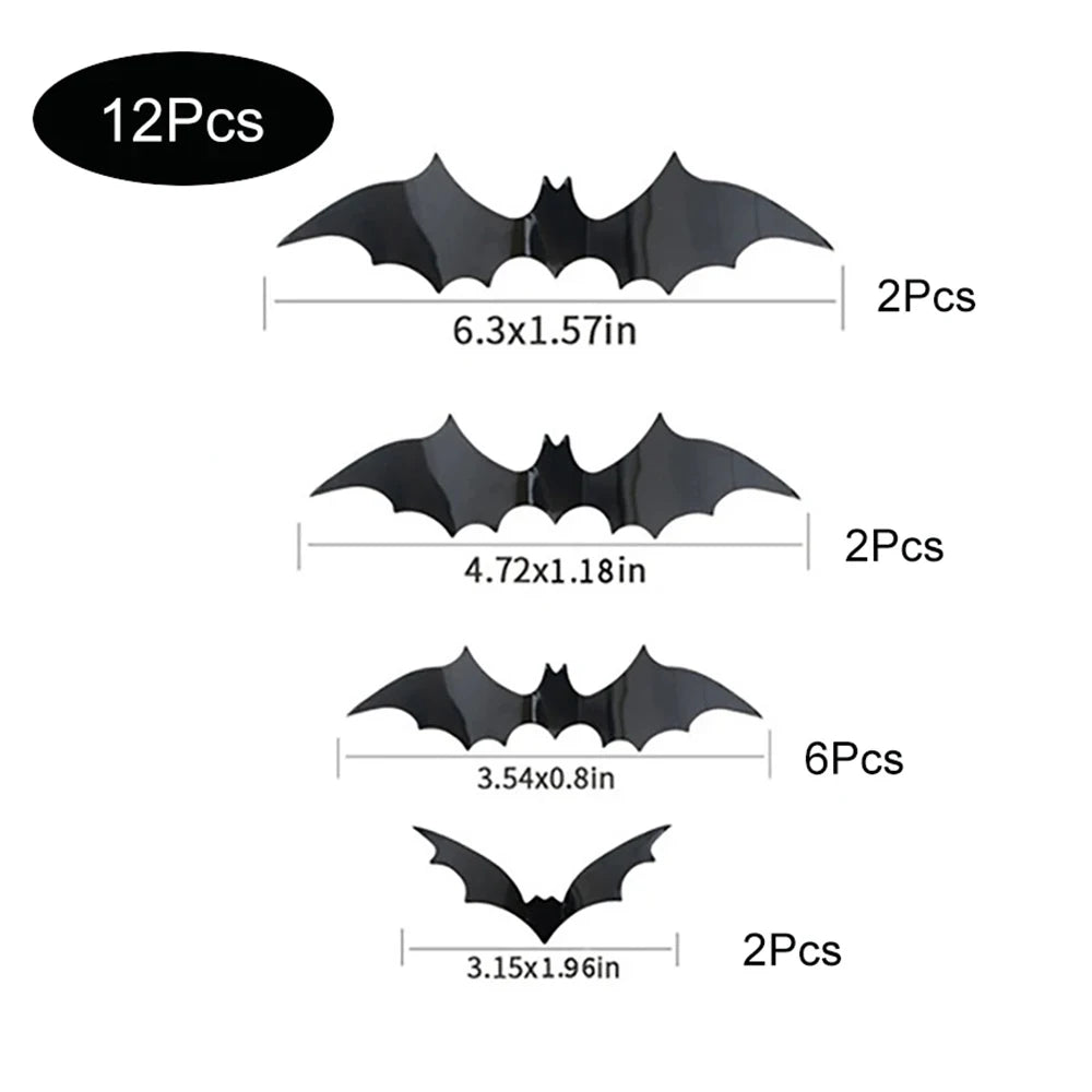 🦇 Decoración de Murciélagos 3D para Halloween 🎃🕸️