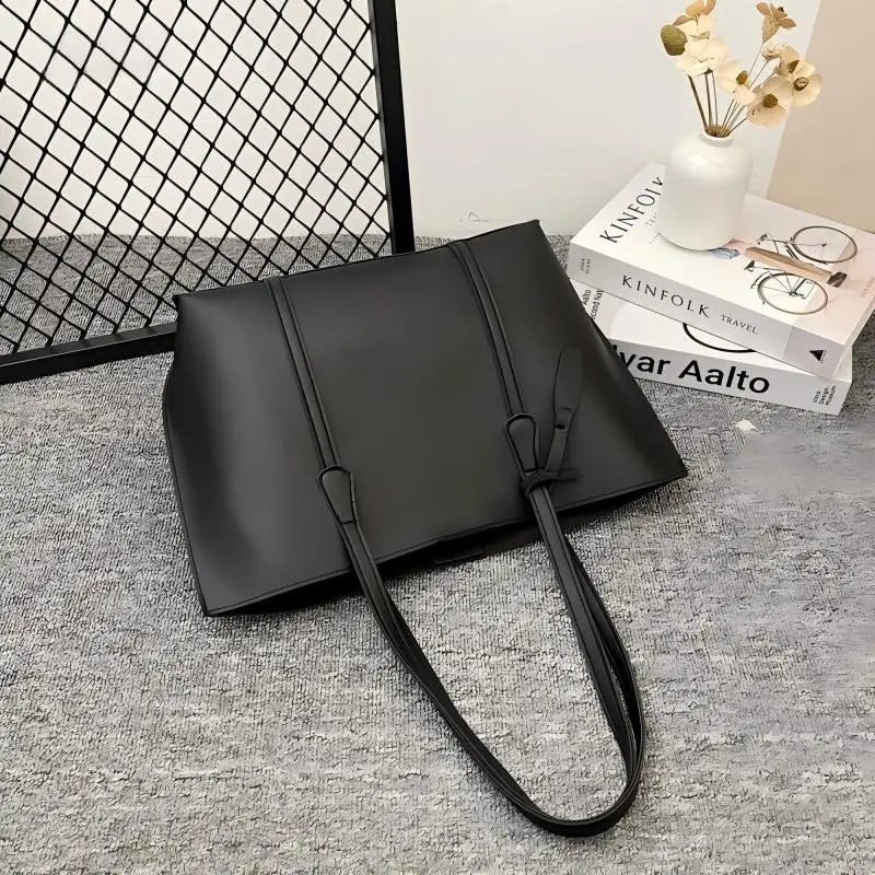 👜✨ Bolso Tote de Mujer Estilo Coreano – Elegante, Suave y de Gran Capacidad 🖤🌸