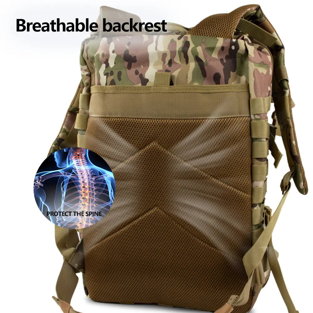🎒 Mochila Táctica de Viaje y Senderismo 50L/32L 🏕️🌍