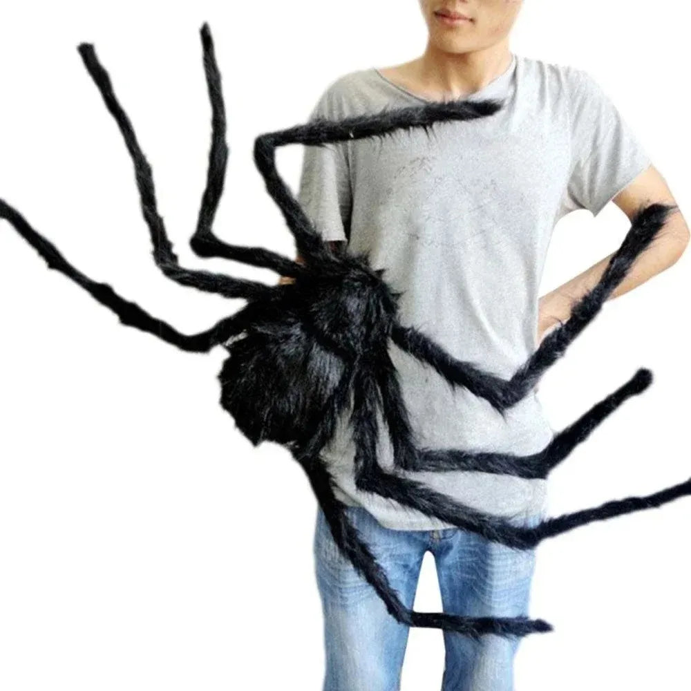 🎃🕷️ Araña Gigante de Halloween – Decoración Terrorífica para Interior y Exterior 👻🕸️