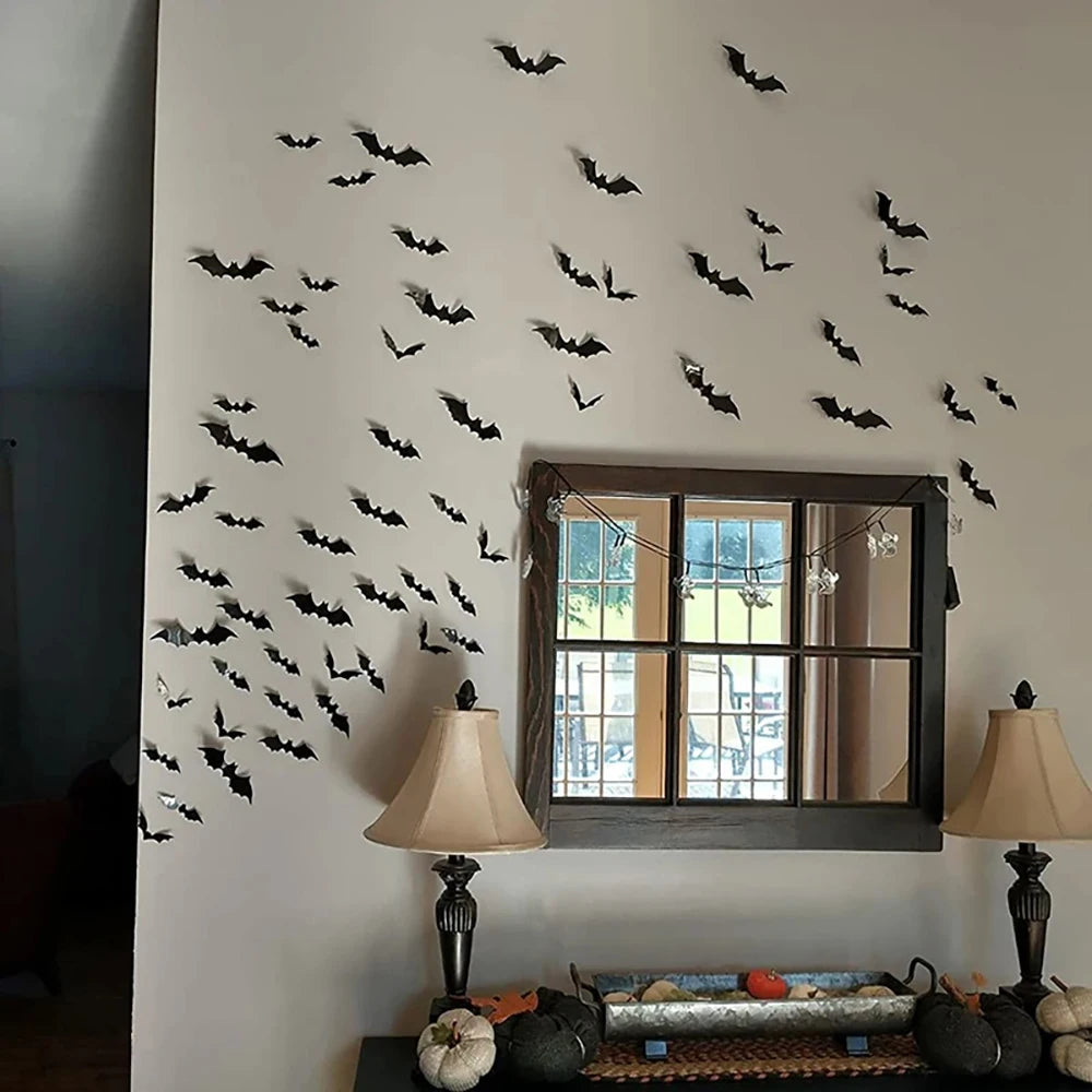 🦇 Decoración de Murciélagos 3D para Halloween 🎃🕸️