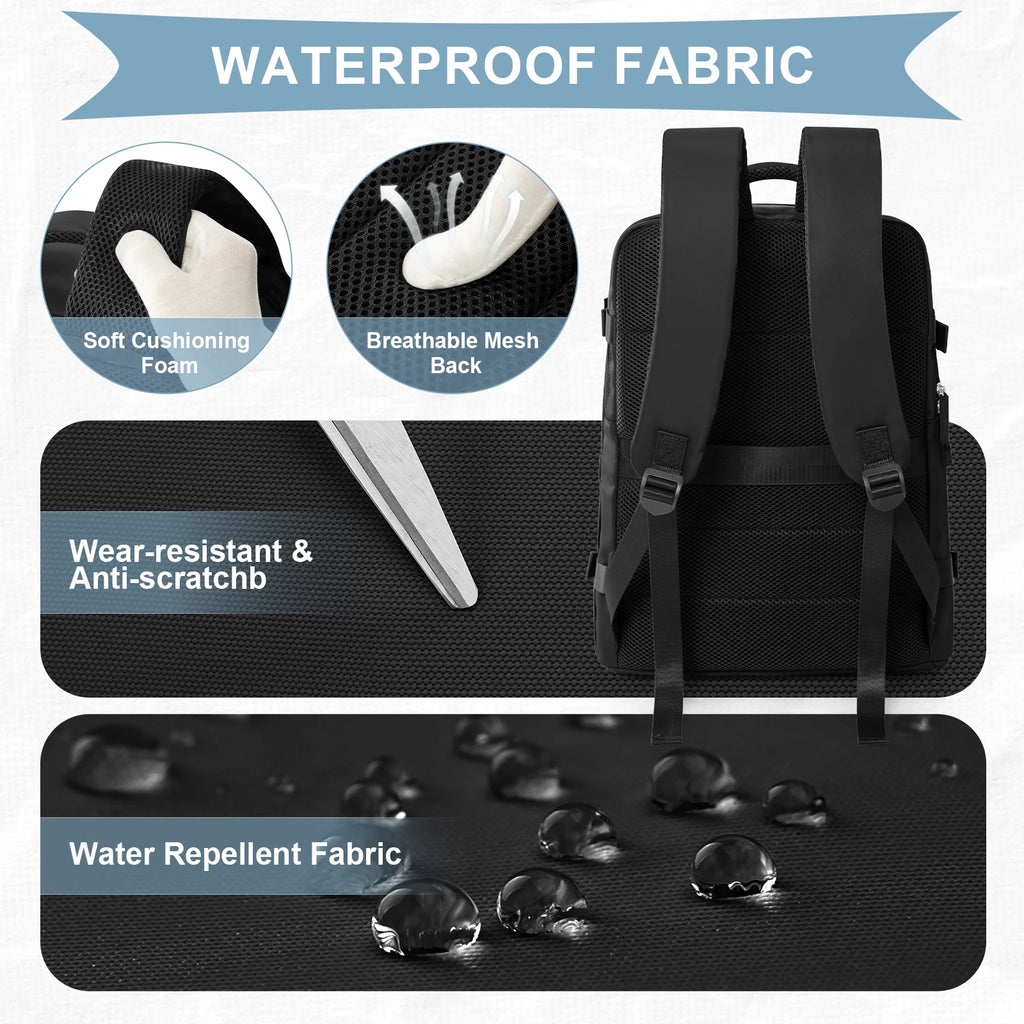 🎒✈️ Mochila de Viaje para Cabina 40 × 30 × 20 cm – Equipaje de Mano con Compartimento para Laptop y Zapatos 🧳✨