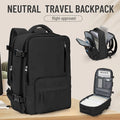 🎒✈️ Mochila de Viaje para Cabina 40 × 30 × 20 cm – Equipaje de Mano con Compartimento para Laptop y Zapatos 🧳✨