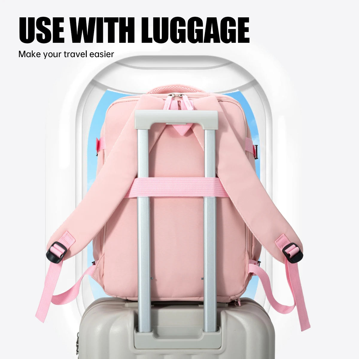 🎒 Mochila de Viaje Multifuncional con Compartimento para Zapatos y Laptop ✈️💻