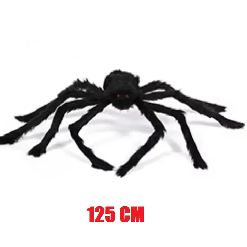 🎃🕷️ Araña Gigante de Halloween – Decoración Terrorífica para Interior y Exterior 👻🕸️