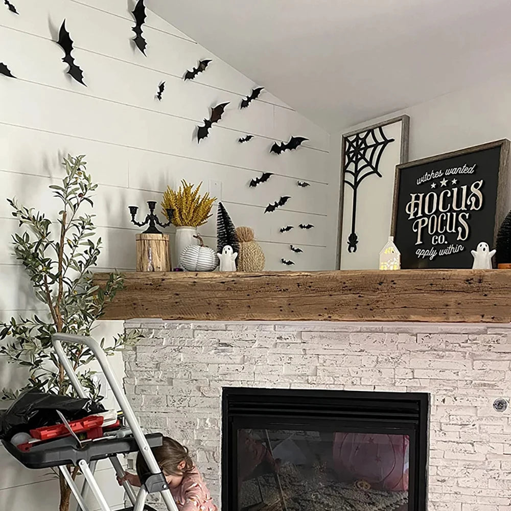 🦇 Decoración de Murciélagos 3D para Halloween 🎃🕸️