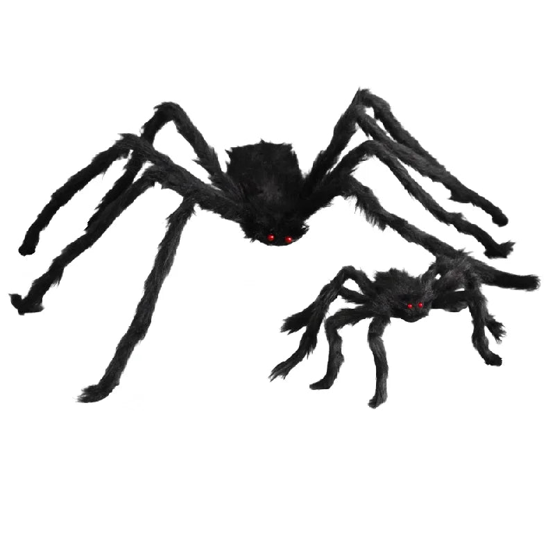 🎃🕷️ Araña Gigante de Halloween – Decoración Terrorífica para Interior y Exterior 👻🕸️
