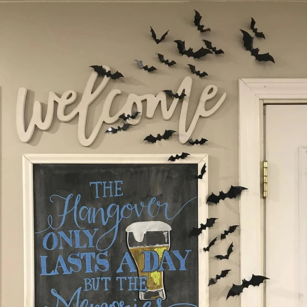 🦇 Decoración de Murciélagos 3D para Halloween 🎃🕸️