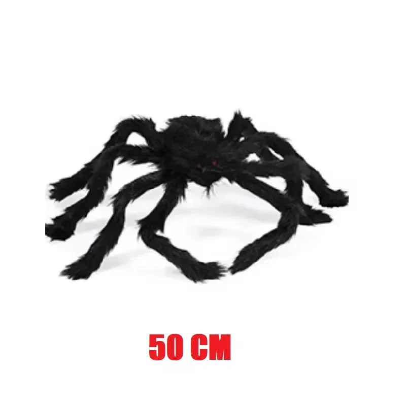 🎃🕷️ Araña Gigante de Halloween – Decoración Terrorífica para Interior y Exterior 👻🕸️