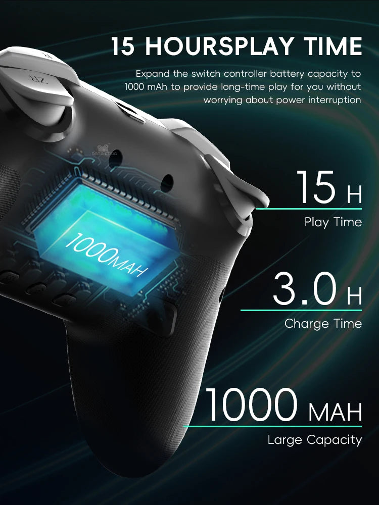 🎮 Control Inalámbrico DATA FROG RGB para Nintendo Switch y PC 🕹️