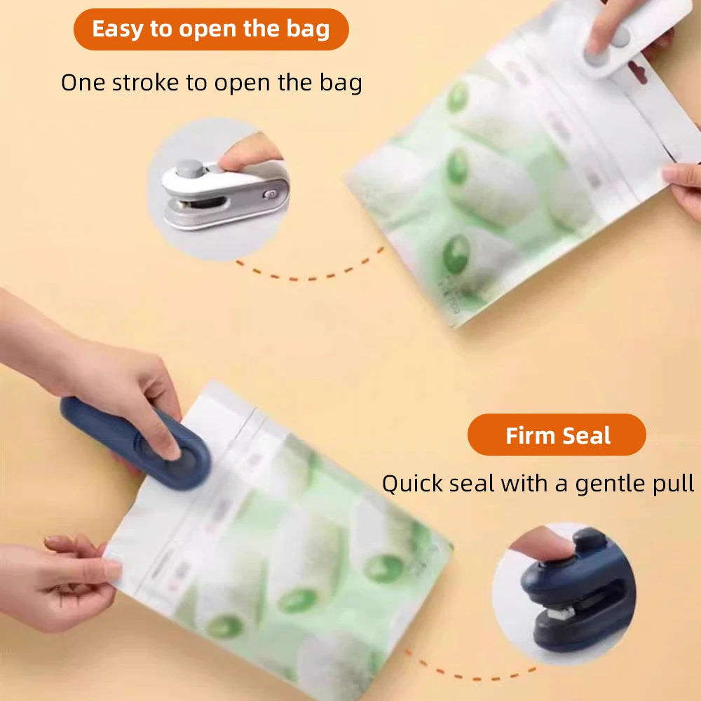 🍱 Mini Selladora Térmica Portátil para Bolsas de Alimentos 🔥 Cierre Hermético | 🛍️ Sellador de Bolsas de Plástico | 🏠 Ideal para Conservar la Frescura de tus Alimentos