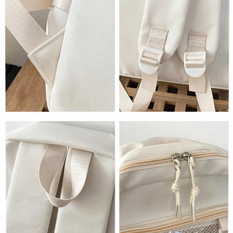 🎒✨ Mochila Transparente Estilo Japonés ITA – Gran Capacidad para Escuela, Universidad y Cosplay 💖🌸
