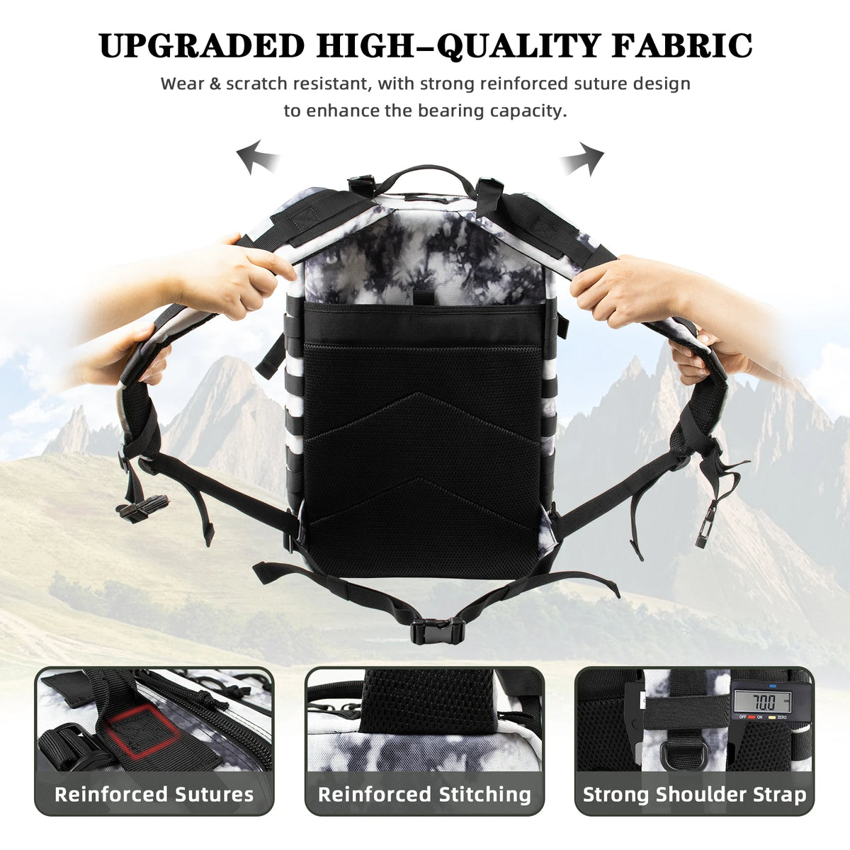 🎒 Mochila Táctica de Viaje y Senderismo 50L/32L 🏕️🌍