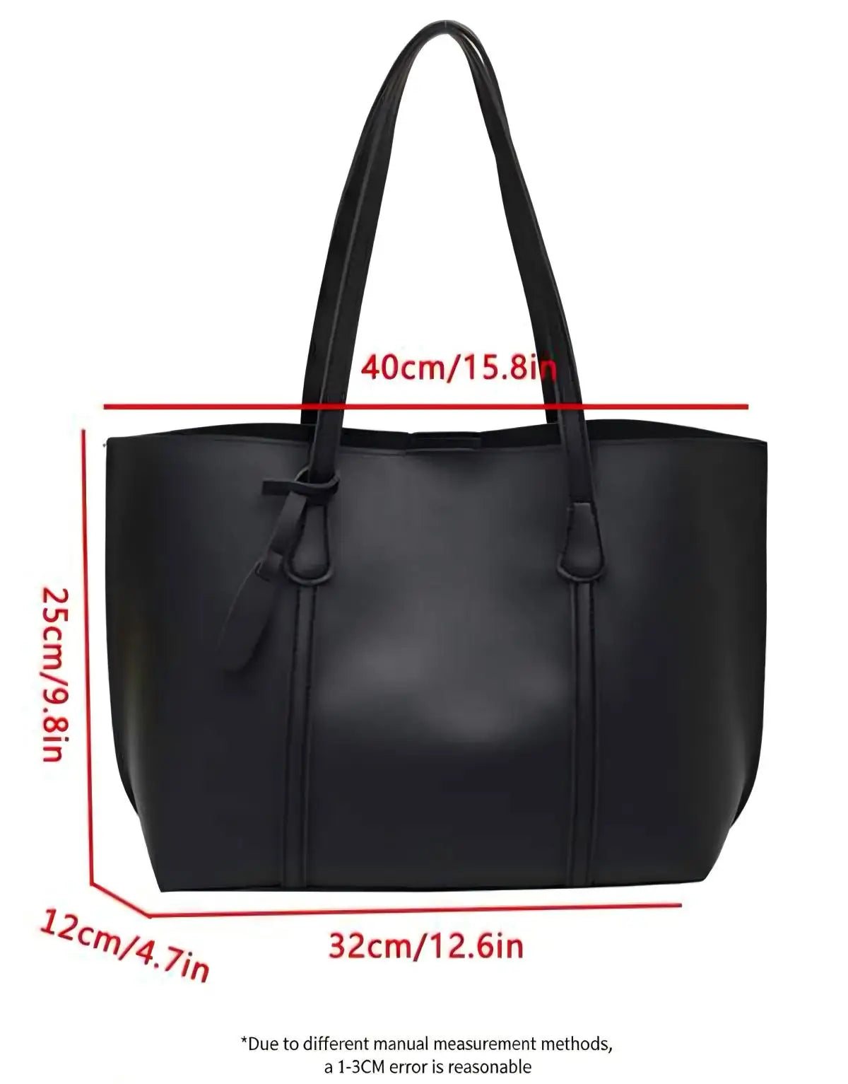 👜✨ Bolso Tote de Mujer Estilo Coreano – Elegante, Suave y de Gran Capacidad 🖤🌸