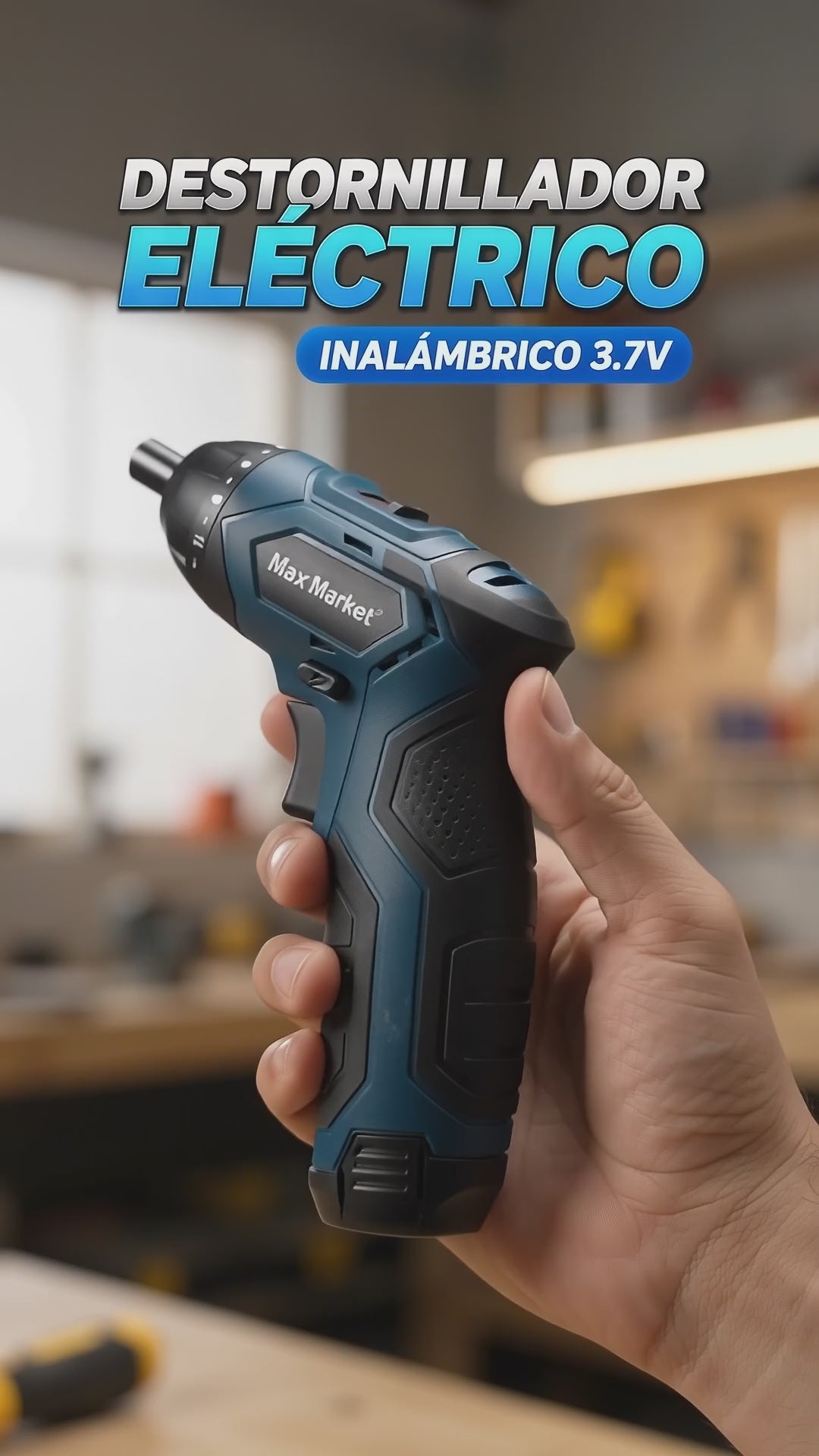 🔧 3.7V Cordless Electric Screwdriver with 105-Piece Kit