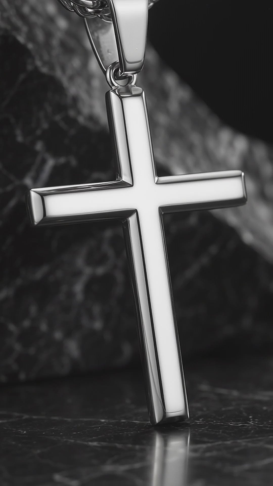 ✝️💎 Guaranteed 925 Pure Silver Cross Necklace 20 in | Men and Women | Max Market