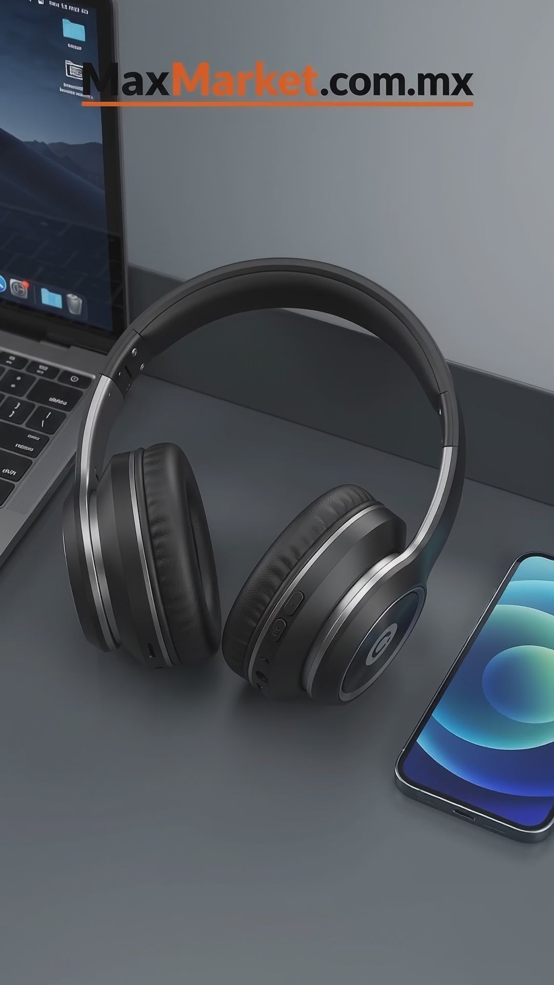 🎧🔥 Wireless Bluetooth 5.3 Over-Ear Headphones | Stereo Sound