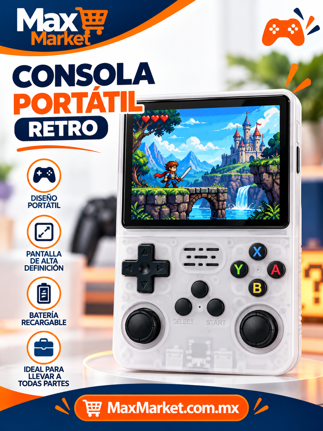 🎮🔥 R36S Retro Handheld Console Green! 🕹️✨ Fun Everywhere | Max Market
